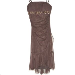 Spaghetti strap cocktail dress